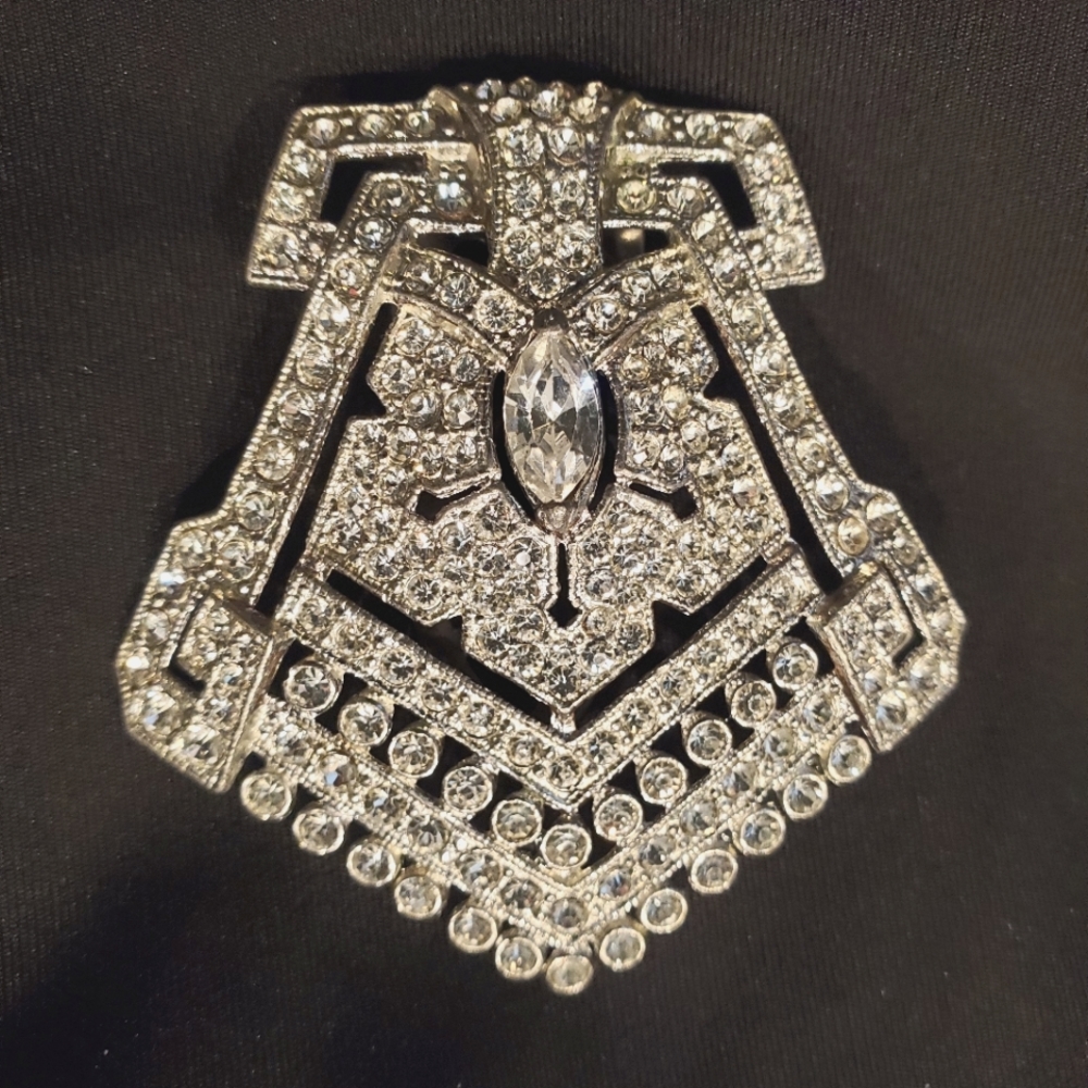 Art Deco Brooch - Clip Style